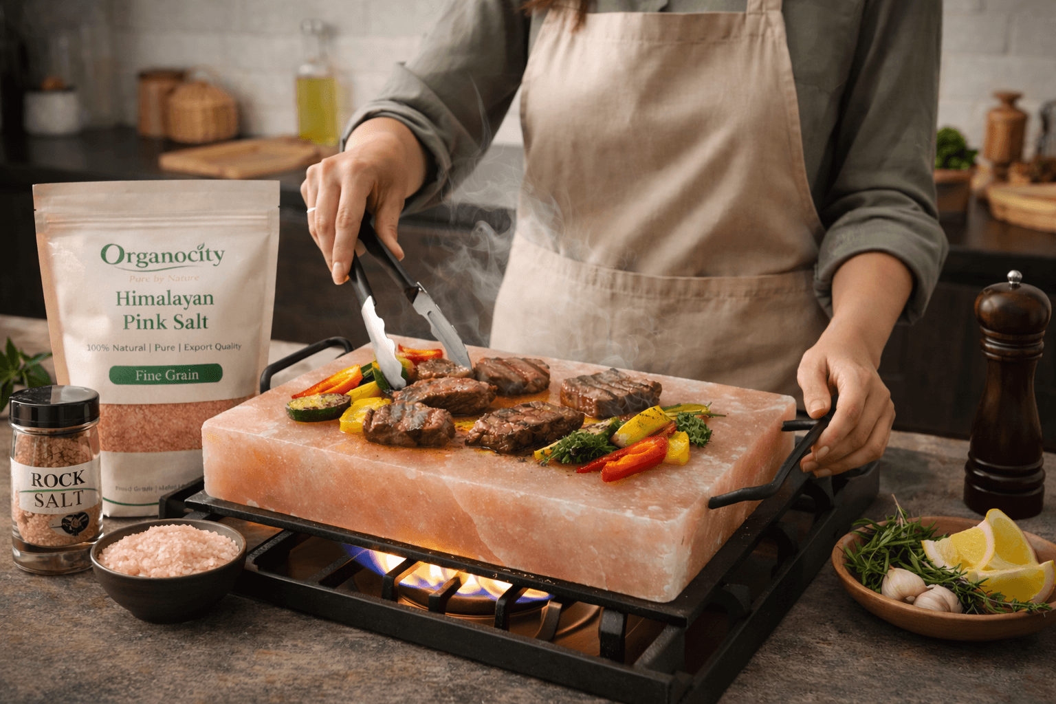 Himalayan Pink Salt cooking Tyles